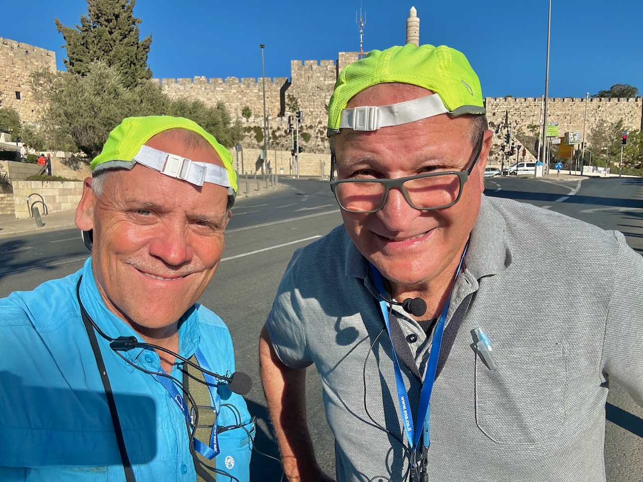 John DeLancey and Shlomo Sept 2025 Israel Tour