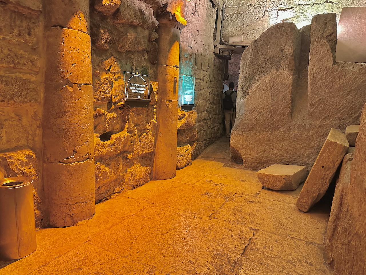 Western Wall Tunnel Sept 2025 Israel Tour John DeLancey