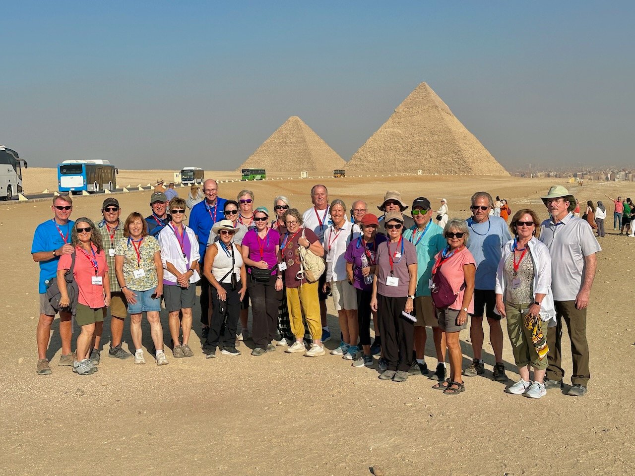 Giza Pyramids Egypt Nov 2025 Egypt-Jordan-Israel Tour John DeLancey
