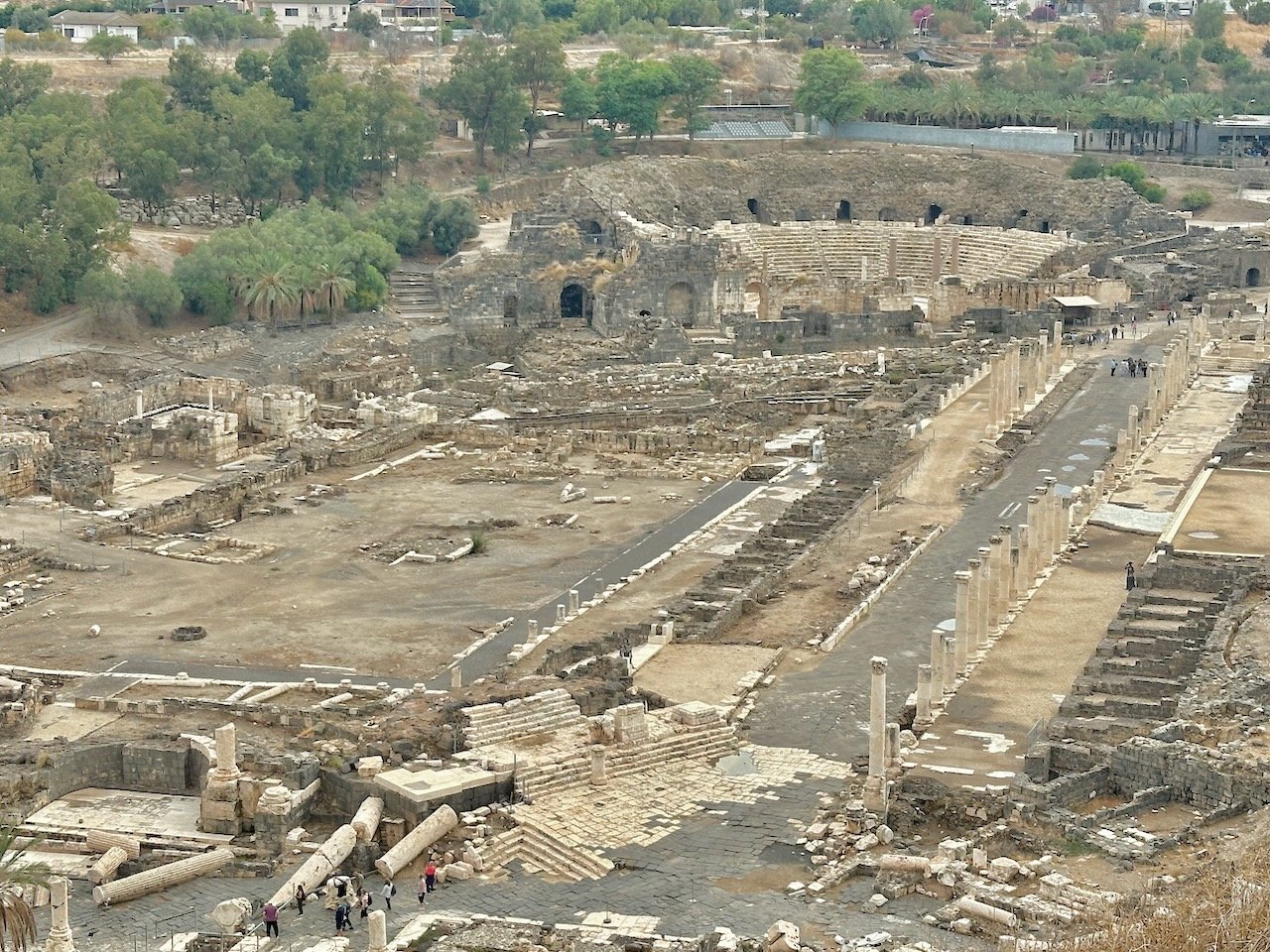 Beth Shean Nov 2025 Egypt-Jordan-Israel Tour John DeLancey