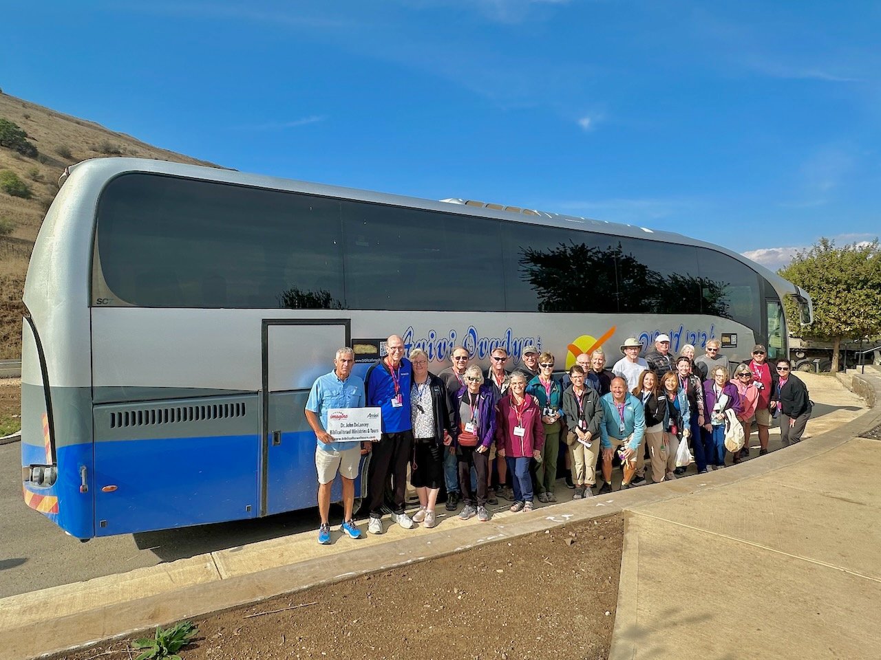 Ben Tal David's Bus Nov 2025 Egypt-Jordan-Israel Tour John DeLancey