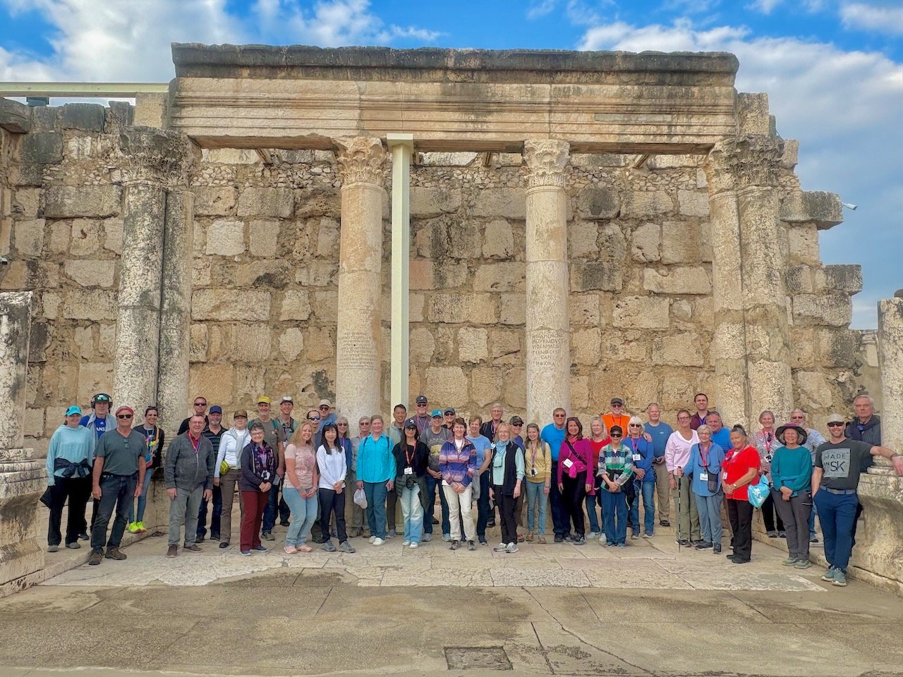 Capernaum January 2026 Israel Tour John DeLancey