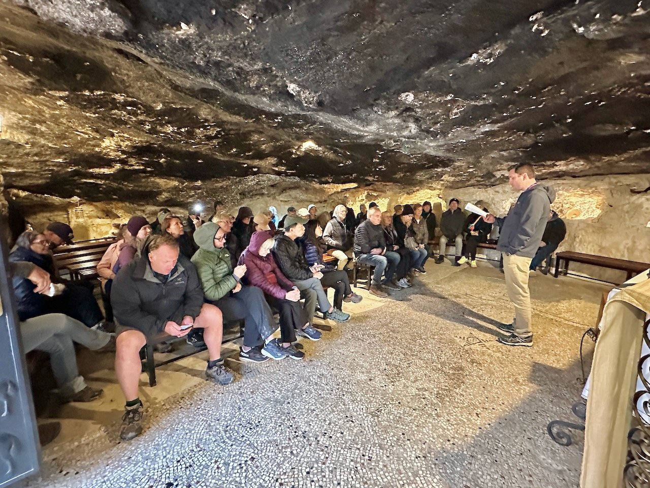Bethlehem Shepherds Fields Cave January 2026 Israel Tour John DeLancey