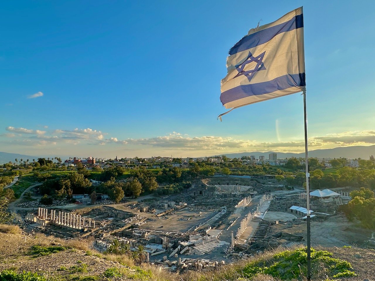 Beth Shean January 2026 Israel Tour John DeLancey