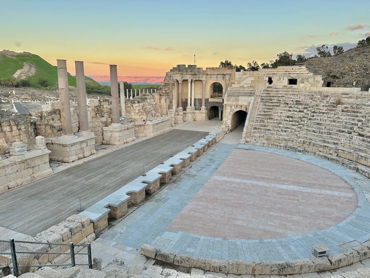 Beth Shean January 2026 Israel Tour John DeLancey