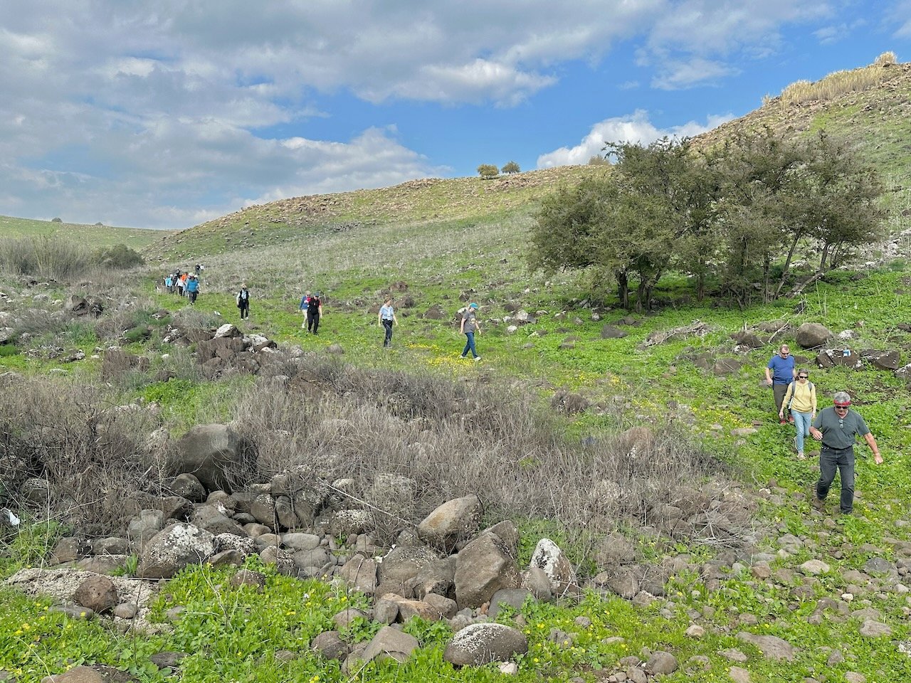 Chorazin - Capernaum Trail January 2026 Israel Tour John DeLancey