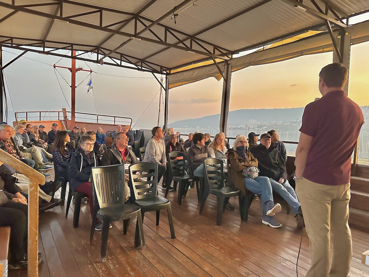 Sea of Galilee Boat Ride January 2026 Israel Tour John DeLancey