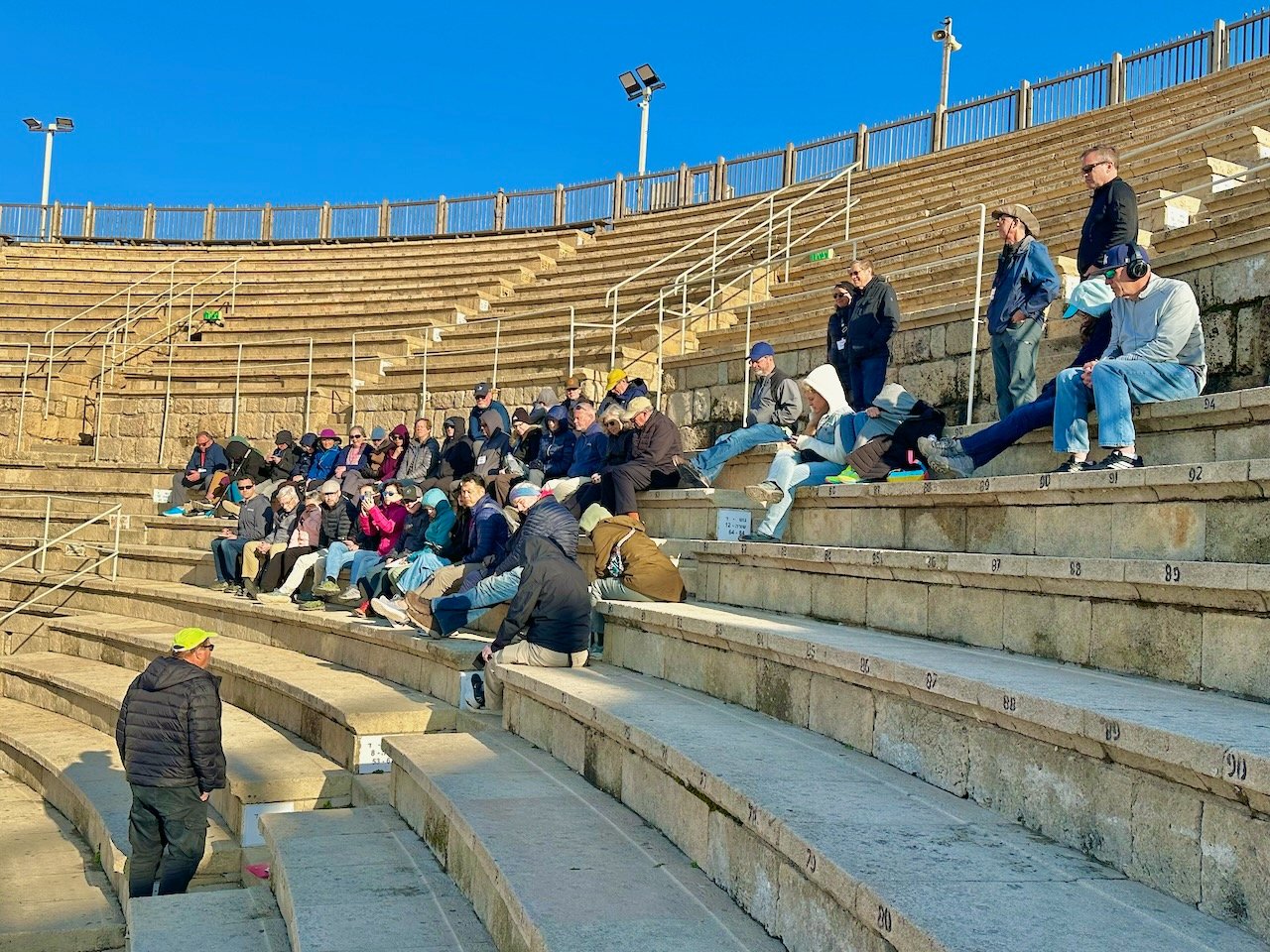Caesarea January 2026 Israel Tour John DeLancey Caesarea January 2026 Israel Tour John DeLancey