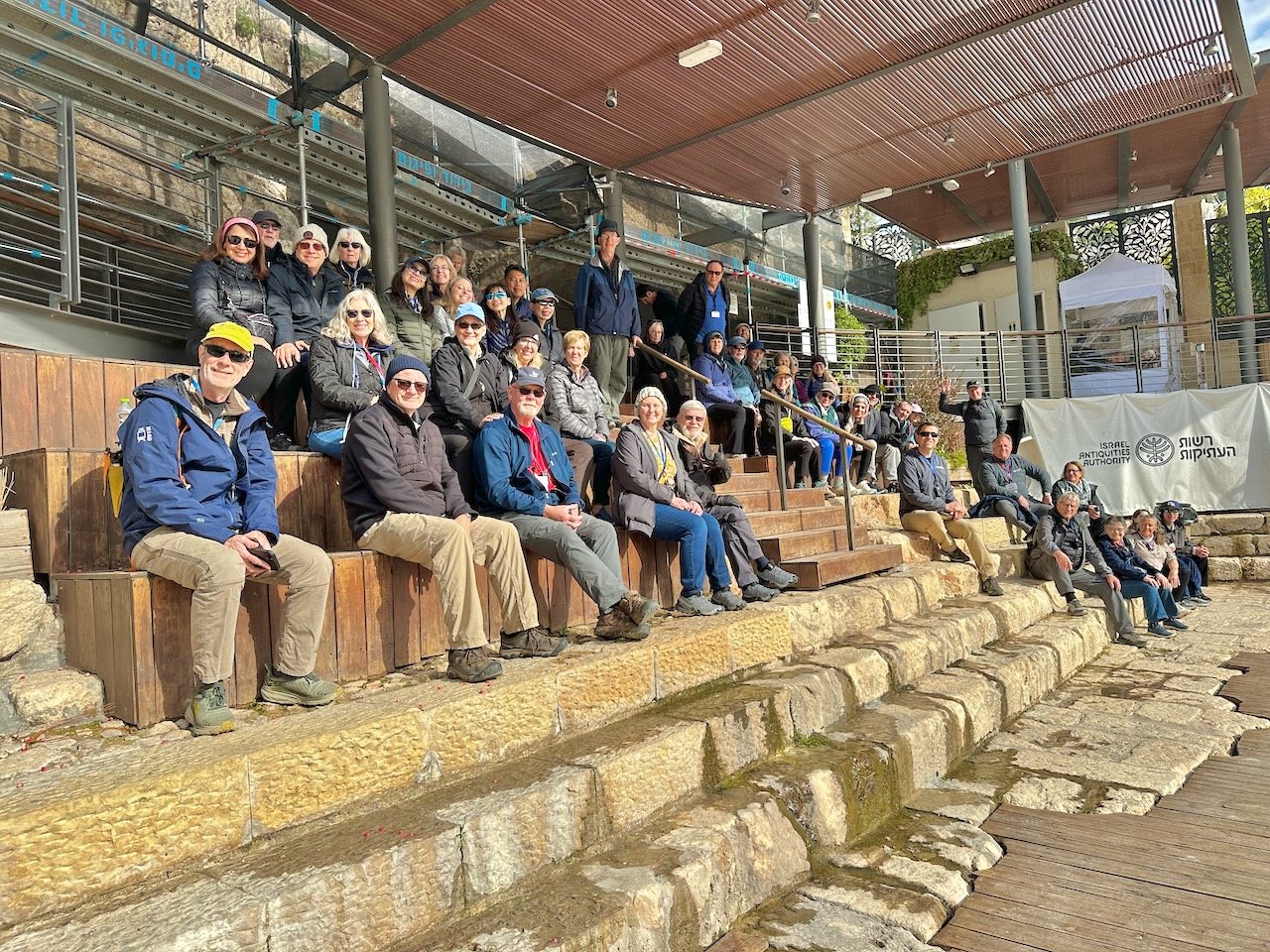 Siloam Pool Jerusalem January 2026 Israel Tour John DeLancey