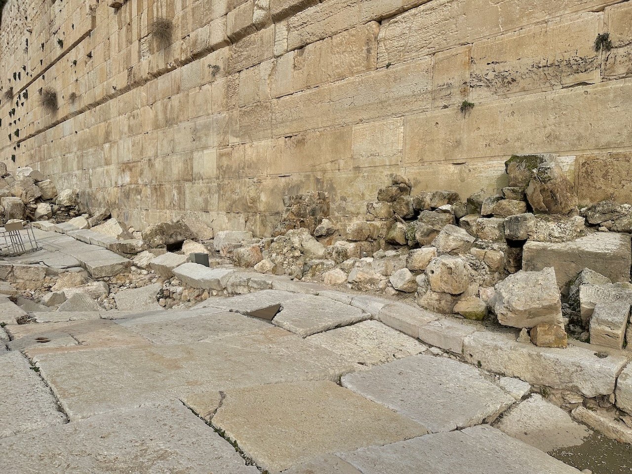SW corner Temple Jerusalem January 2026 Israel Tour John DeLancey