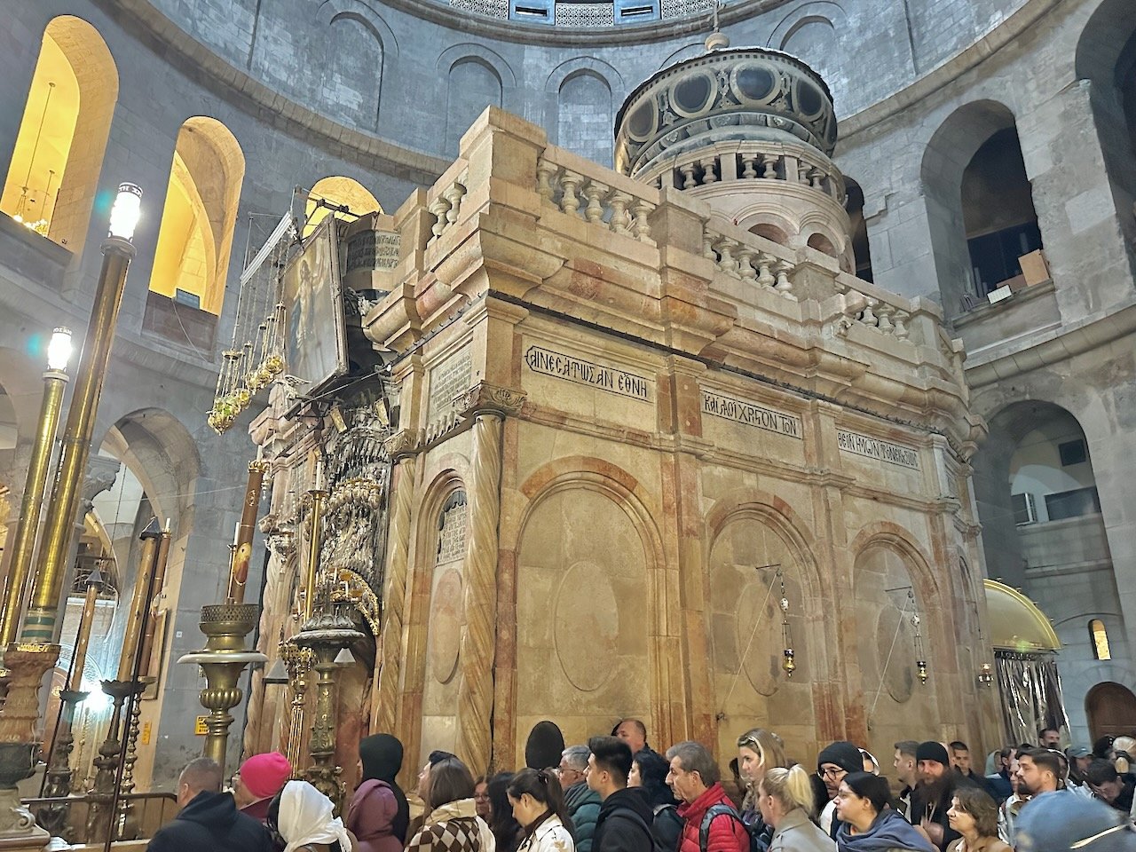 Holy Sepulcher Church Jerusalem January 2026 Israel Tour John DeLancey