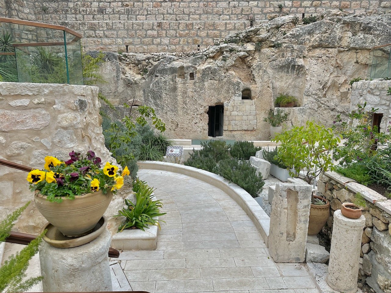 Garden Tomb January 2026 Israel Tour John DeLancey