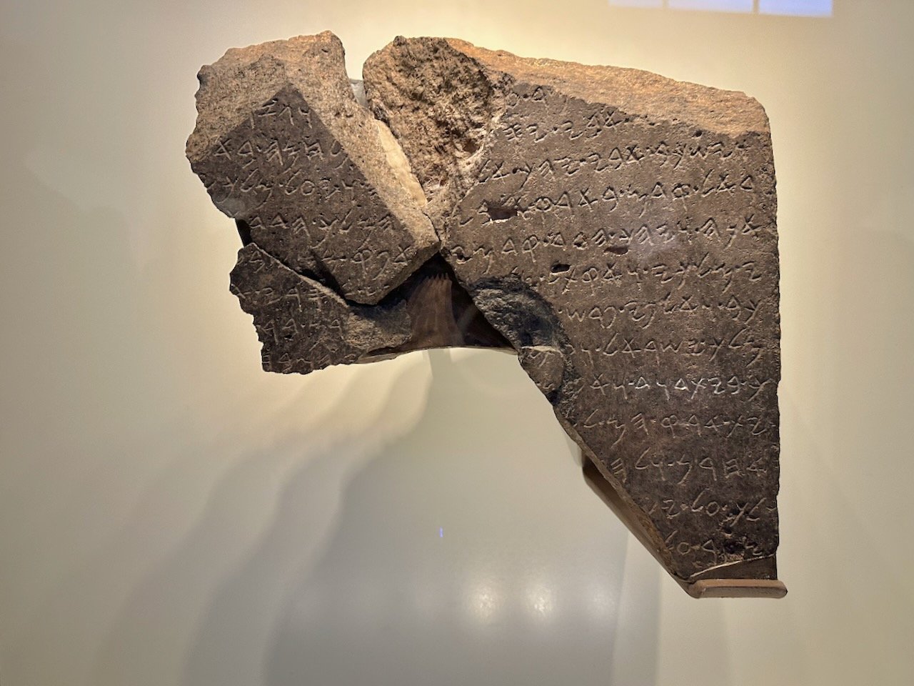 Dan Inscription Israel Museum January 2026 Israel Tour John DeLancey Dan Inscription Israel Museum January 2026 Israel Tour John DeLancey