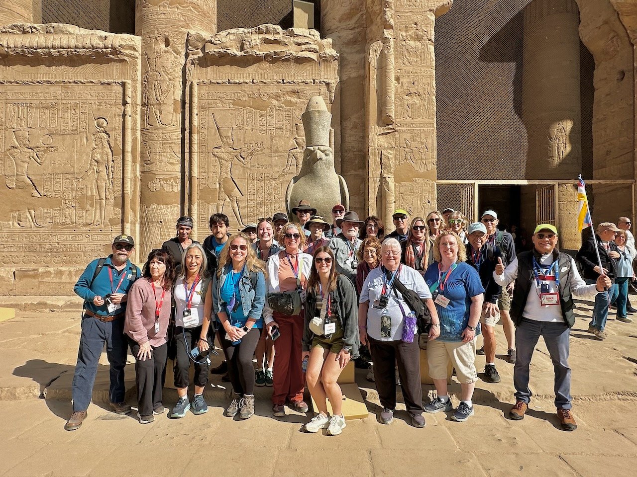 Edfu Temple Feb 2026 Egypt Tour John DeLancey