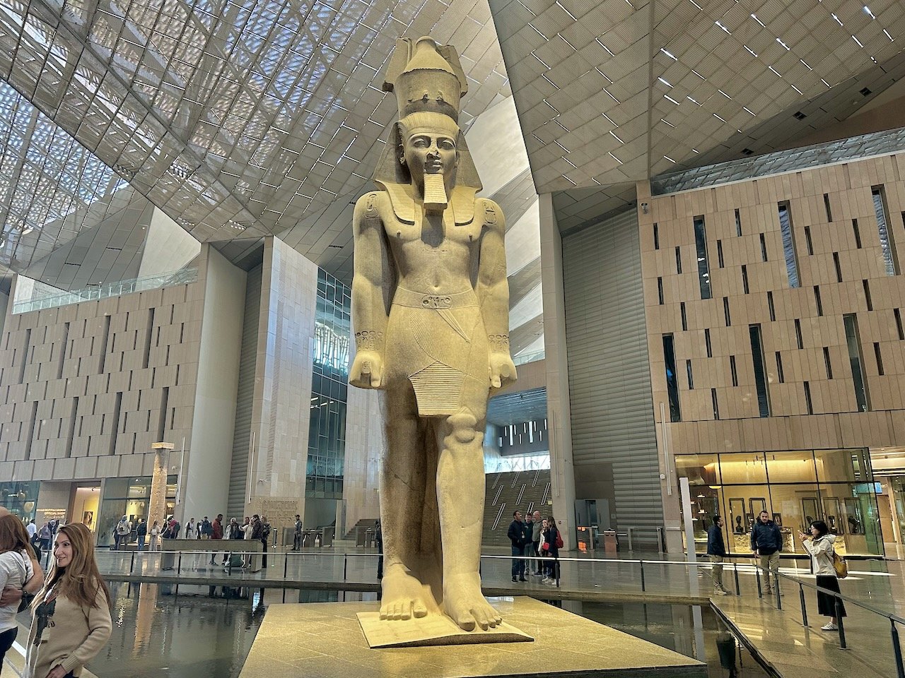 King Tut Mask Grand Egyptian Museum Feb 2026 Egypt Trip John DeLancey