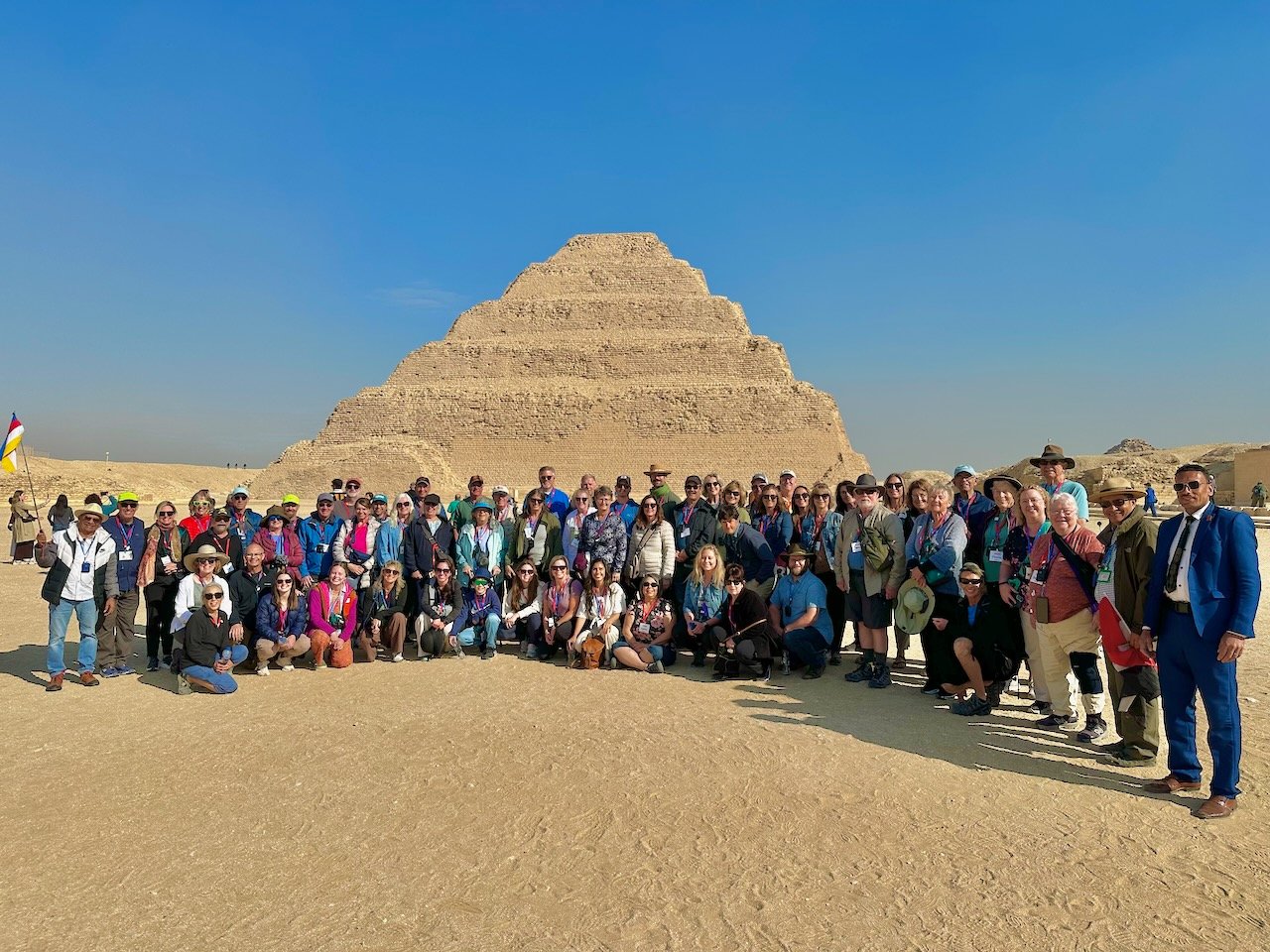 Sakkara Feb 2026 Egypt Tour John DeLancey