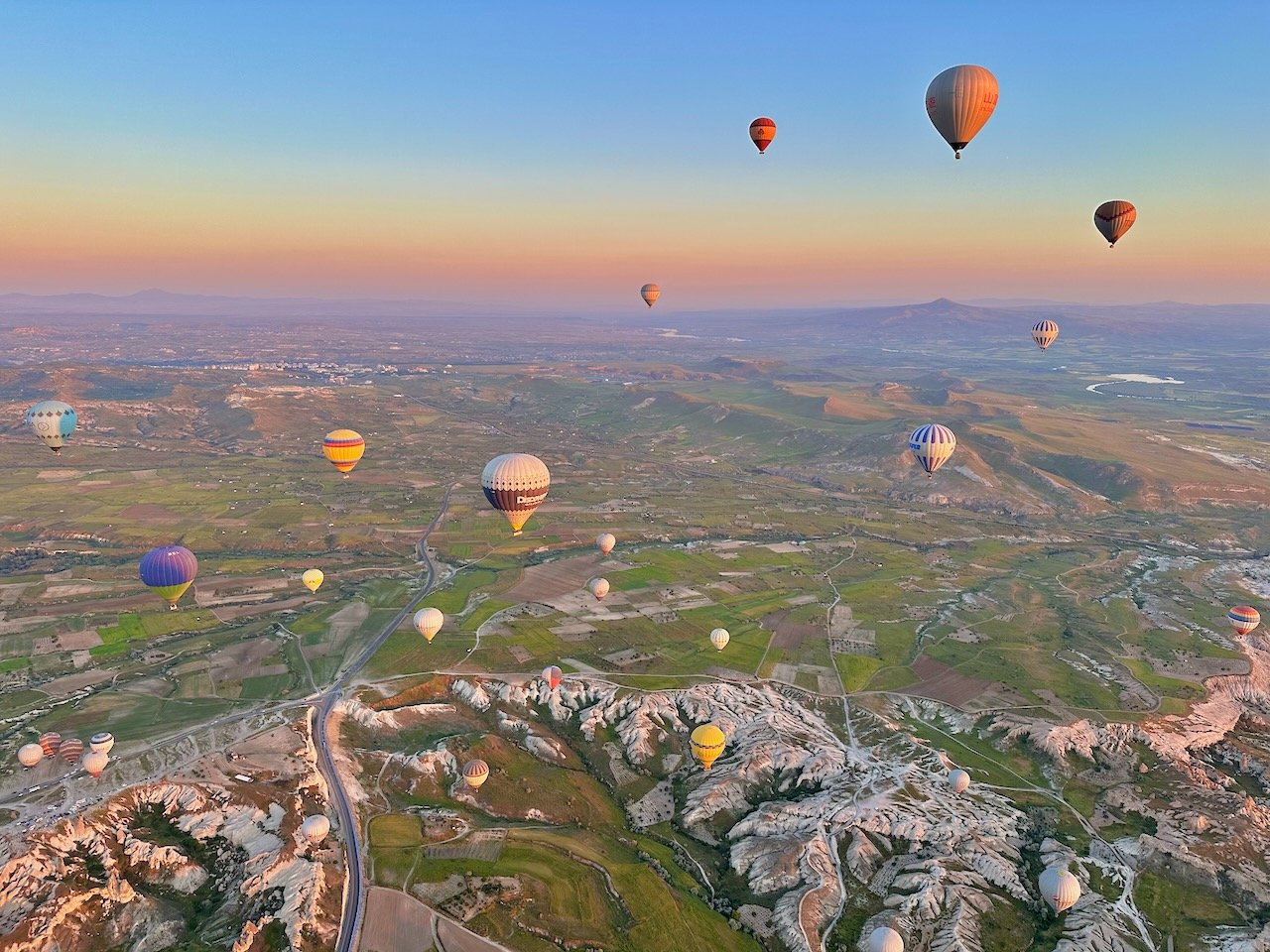 Hot Air Balloon ride Cappadocia  June 2026 Turkey Tour John DeLancey