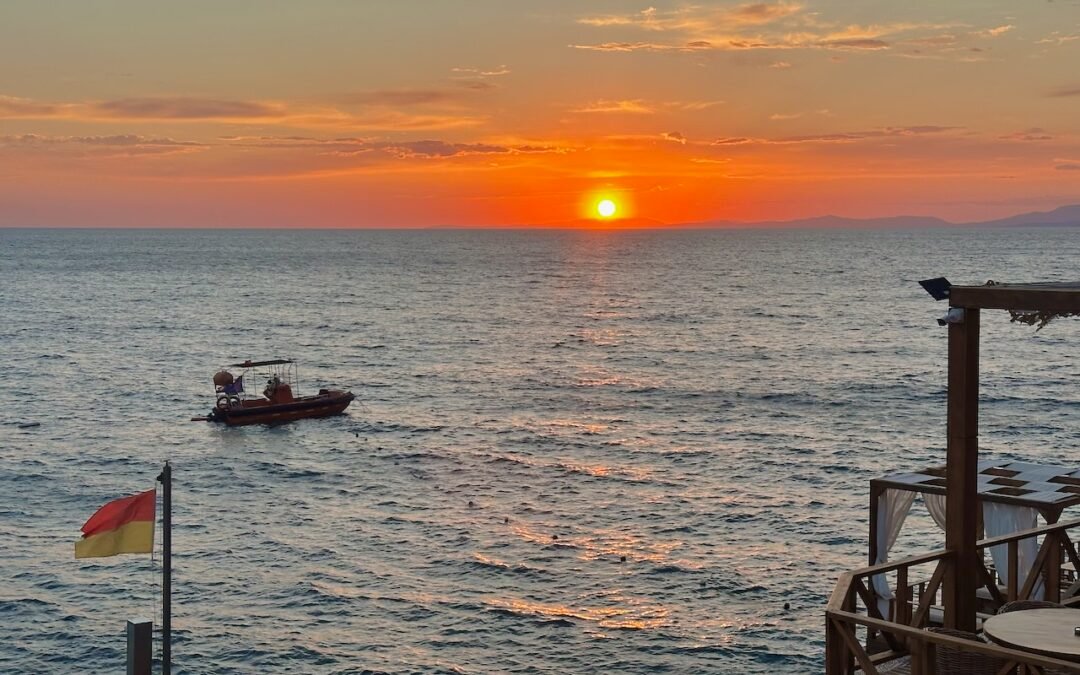 Sunset Aegean Sea Kusadasi June 2026 Turkey Tour John DeLancey
