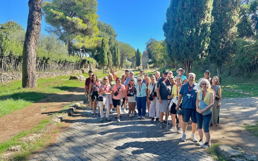 Appian Way Rome Sept 2026 Greece and Rome Tour with John DeLancey