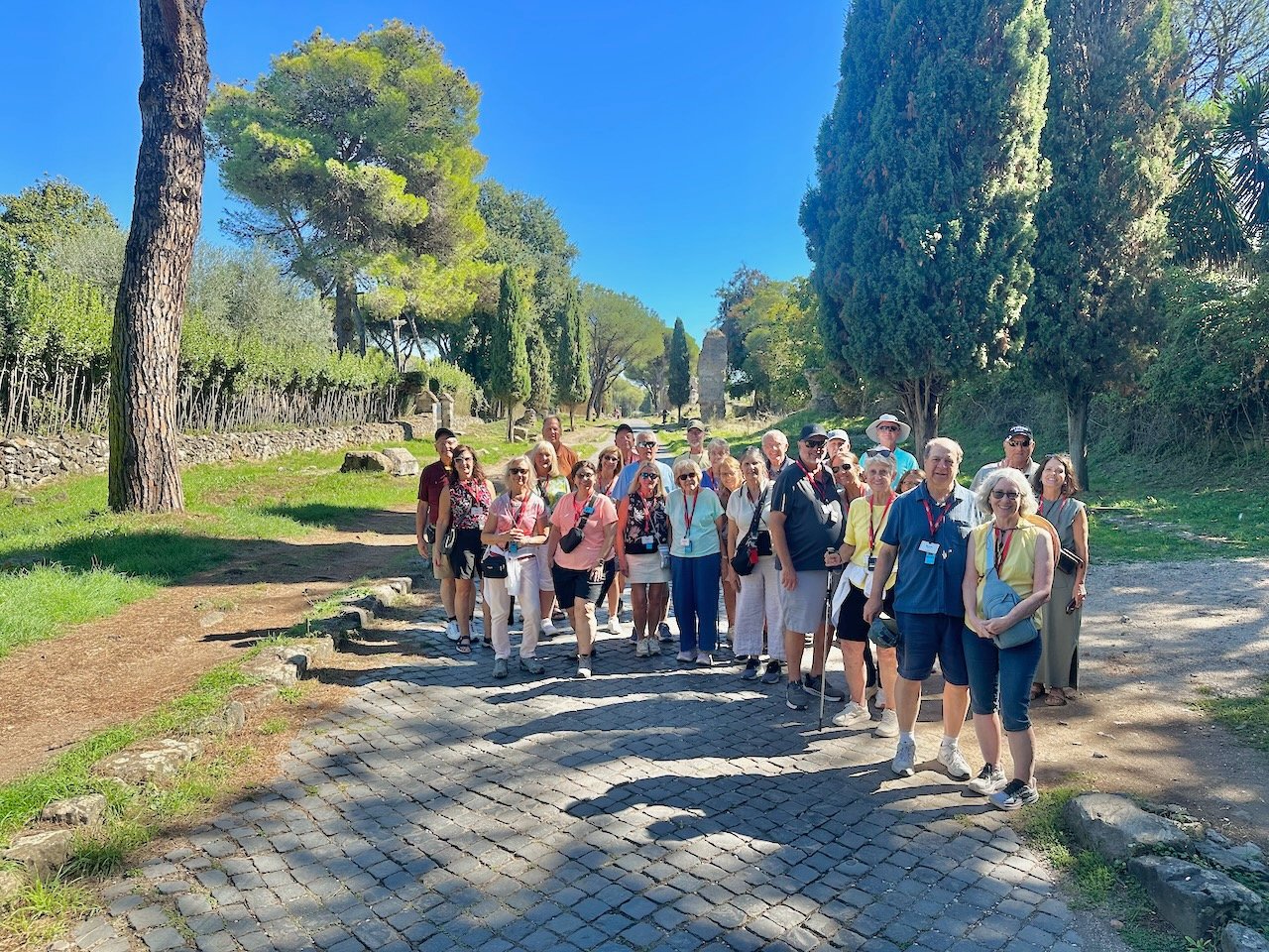 Appian Way Rome Sept 2026 Greece and Rome Tour with John DeLancey