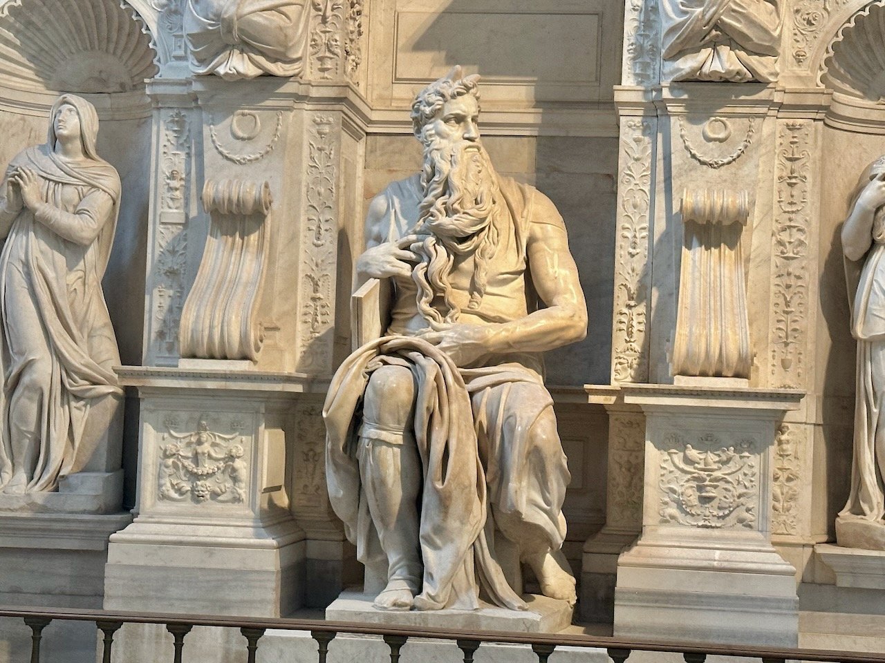 St. Peter's Chains Moses sculpture  Rome Sept 2026 Greece and Rome Tour with John DeLancey