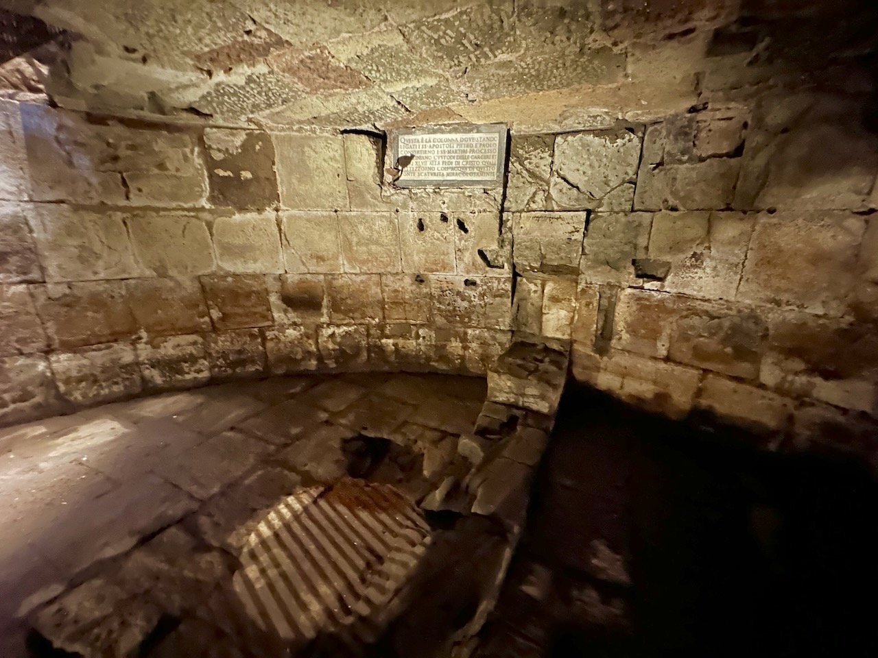 Marmentine Prison Rome Sept 2026 Greece and Rome Tour with John DeLancey