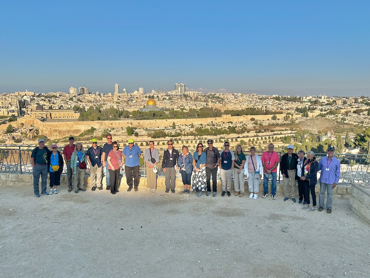 Jerusalem Mt. of Olives Oct 2026 Israel Tour with Greece, with John DeLancey